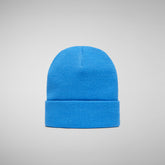 Unisex Kids' Fivel Beanie in Cerulean Blue - Fall Winter 2023 Kids' Collection | Save The Duck