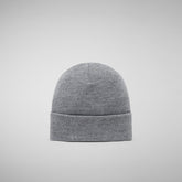 Unisex beanie Fivel in light grey melange - Kids' Accessories | Save The Duck