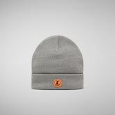 Unisex beanie Fivel in wolf grey - All Save The Duck Products | Save The Duck