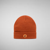 Unisex beanie Fivel in maple orange - Kids' Accessories | Save The Duck