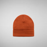 Unisex beanie Fivel in maple orange - Kids' Accessories | Save The Duck