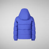 Boys' hooded parka Klaus in gentian blue - Boys' Parka | Save The Duck