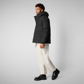 Man's Hooded Parka Alter in black | Save The Duck