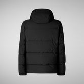 Man's Hooded Parka Alter in black | Save The Duck