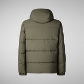 Man's Hooded Parka Alter in Laurel Green | Save The Duck