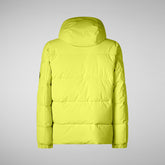 Man's Hooded Parka Alter in Lichen Green | Save The Duck