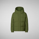 Boys' animal free puffer norwood in moss green - Boys' Parka | Save The Duck