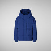 Boys' animal free puffer norwood in Eclipse Blue - Boys' Parka | Save The Duck