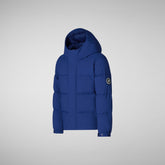 Boys' animal free puffer norwood in Eclipse Blue - Boys' Parka | Save The Duck