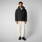 Men's parka leland in black - Arctic Man | Save The Duck