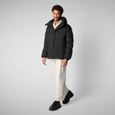 LELAND:VESTE STD ARCTIC MAN en MATT en noir | Save The Duck