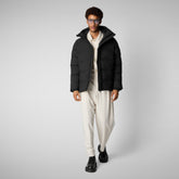 Men's parka leland in black - Parkas for men | Save The Duck