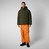 Man's parka leland in land green - Arctic Man | Save The Duck