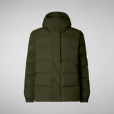 Man's parka leland in land green | Save The Duck