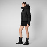 Woman's parka Calliope in black - Arctic Woman | Save The Duck