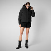 Women's parka Calliope in black - Arctic Woman Collection | Save The Duck