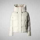 Woman's parka Calliope in rainy beige | Save The Duck