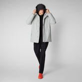 Men's Antoine Hooded Parka in Frost Grey | Save The Duck