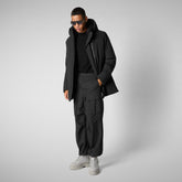 Man's Hooded Parka Antoine in Black | Save The Duck