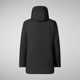 Man's Hooded Parka Antoine in Black | Save The Duck