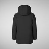 Girls' hooded parka Ally in Black | Save The Duck