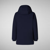 Girls' hooded parka Ally in Navy Blue - Girl Parka | Save The Duck