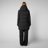 Women's Bethany Hooded Parka in Black - Women's Parkas | Save The Duck