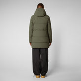 Women's Bethany Hooded Parka in Laurel Green | Save The Duck