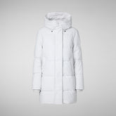 Woman's Bethany Hooded Parka in Fog Grey | Save The Duck