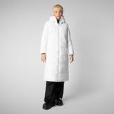 Woman's Hooded Parka Missy in White | Save The Duck