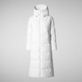 Woman's Hooded Parka Missy in White | Save The Duck