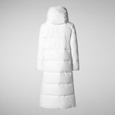 Woman's Hooded Parka Missy in White | Save The Duck