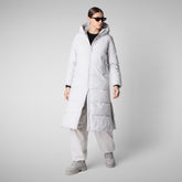 Women's Hooded Parka Missy in fog grey | Save The Duck