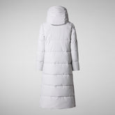 Women's Hooded Parka Missy in fog grey | Save The Duck