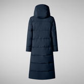 Parka à capuche Missy pour femme en bleu et noir | Sauvez le canard