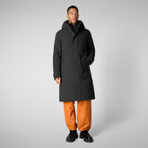 RODERICK:MANTEAU STD ARCTIC MAN en SMEG en noir | Save The Duck