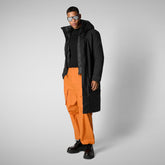 Man's coat Roderick in black | Save The Duck