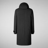 Man's coat Roderick in black | Save The Duck