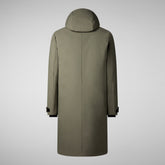 Man's coat Roderick in laurel green | Save The Duck