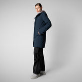 SAMANTAH:MANTEAU STD ARCTIC WOMAN en SMEG en BLEU NOIR | Sauvez le canard