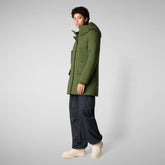 MANTEAU FEMME ARCTIQUE SOLEIL:STD en SMEG en VERT MOUSSE - Woman Parka | Save The Duck