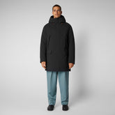 Men's Wilson Arctic Hooded Parka in Black - Parkas | Save The Duck