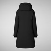 Women's hooded parka Sienna in black | Save The Duck