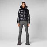 Women's Isla Puffer Jacket in Black - Fall Winter 2023 Collection | Save The Duck