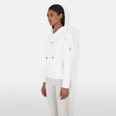 Women's Aileen Hoodie in White - Summer Escape Collection | Save The Duck